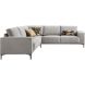 Hoekbank links Calira grijs basic comfort