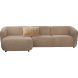 Hoekbank links Harper bruin basic comfort