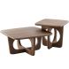 Salontafel Aseri 70x70 cm bruin