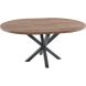 Uitschuifbare eettafel Caltana 130/170 cm rond Baroque Oak