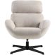 Draaifauteuil Bolands lichtgrijs