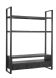 TV-meubel Newhaven 150 cm zwart