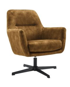 Draaifauteuil Tarkio cognac