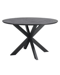 Eettafel rond Walden 74x130cm zwart