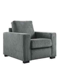 Fauteuil Pomasi + HR-schuim zitting charcoal