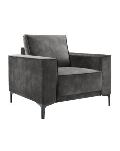 Fauteuil Calira antraciet