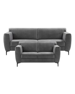 Bankstel 3+2 Ridgway antraciet + HR-schuim