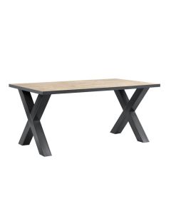Eettafel met kruispoot 164x100 Silvares