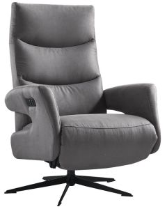 Relaxfauteuil electrisch verstelbaar Nortwood antraciet