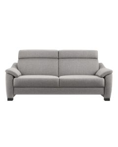 3 zitsbank Creon grijs + Boxspring-zitting