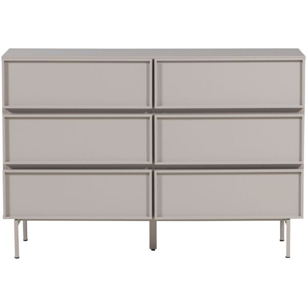 Ladekast Forieo 120 cm grijs
