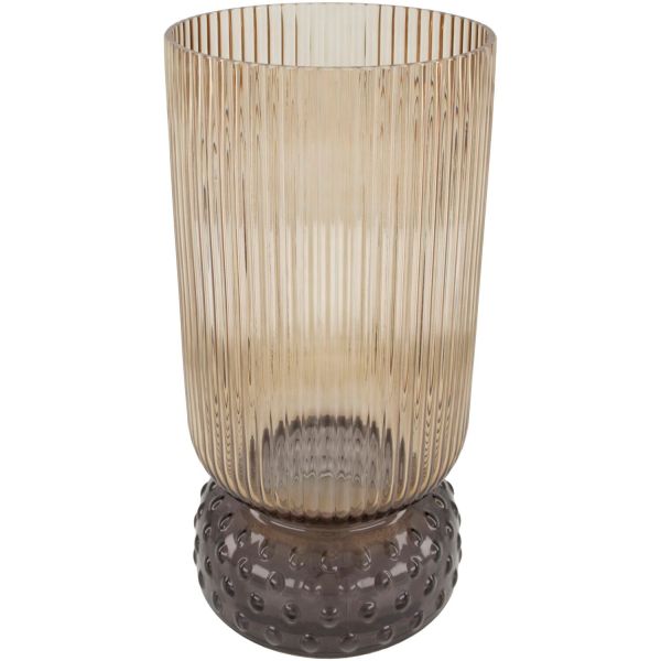 Vaas Badula medium transparant bruin