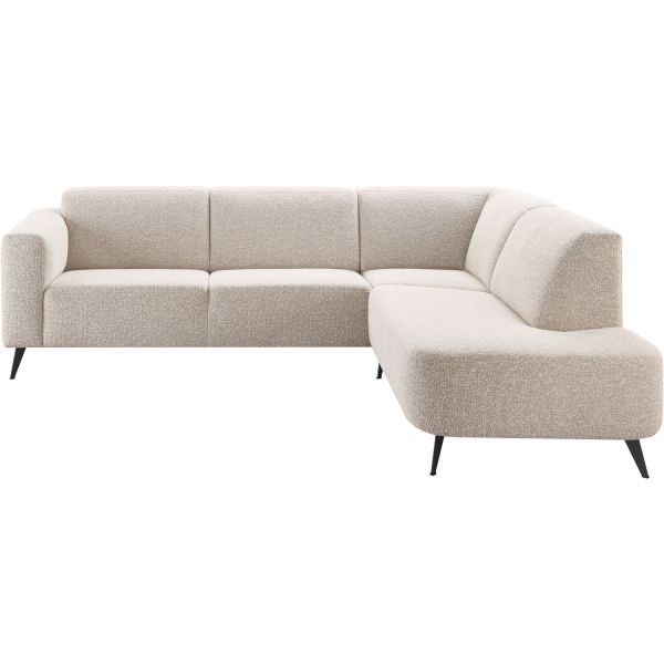 Hoekbank rechts Micco beige basic comfort