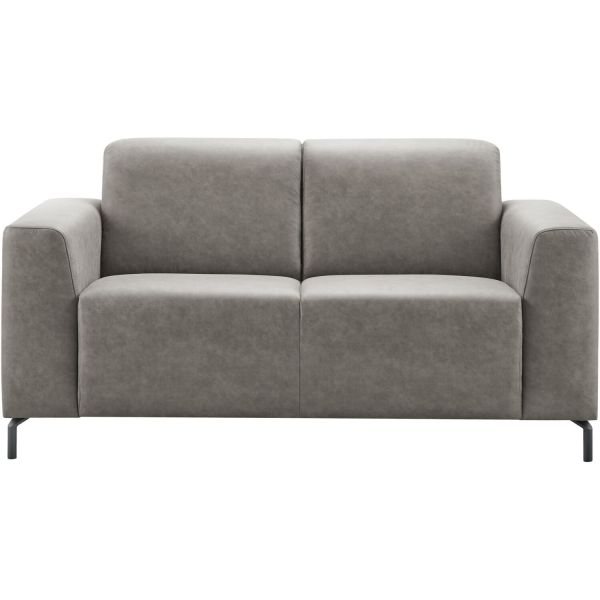 2 zitsbank Aveiro grijs basic comfort