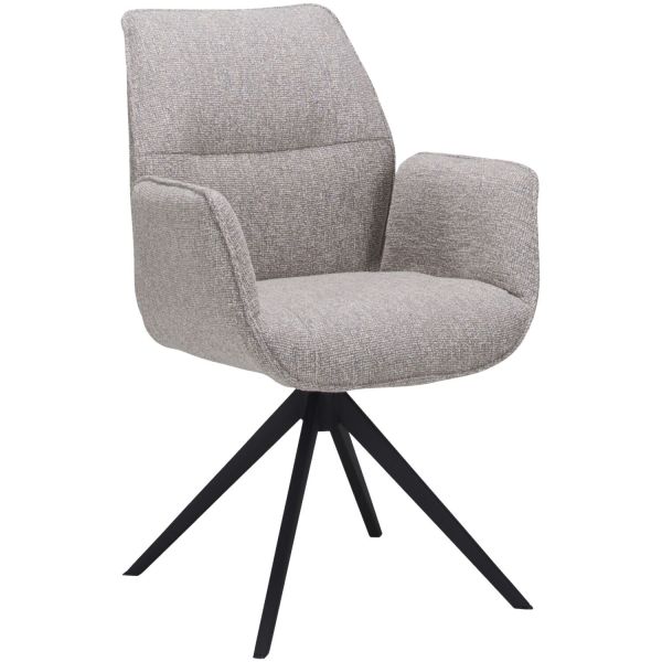 Eetkamerstoel Otero draaibaar taupe