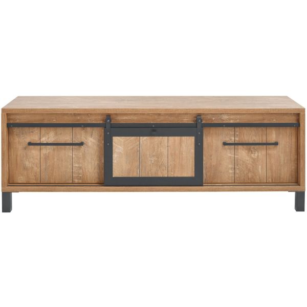 TV-meubel Alva 179 cm orange teak