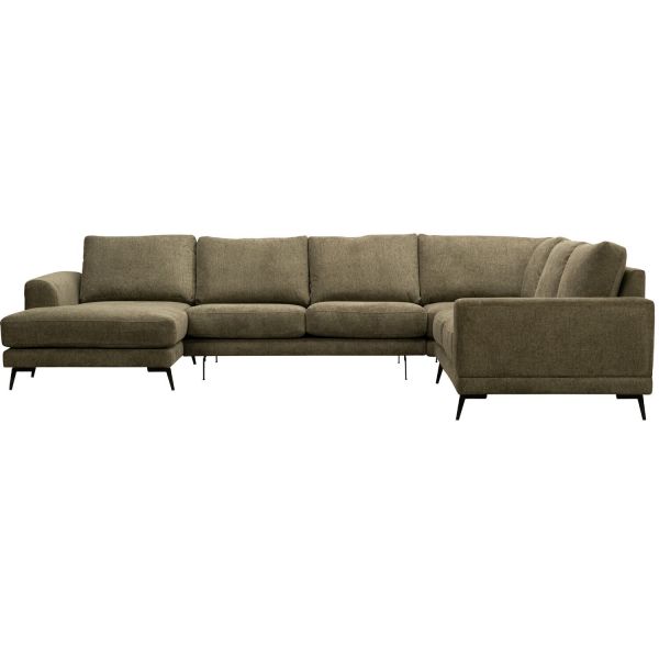 Hoekbank rechts Flandria donkergroen supreme comfort