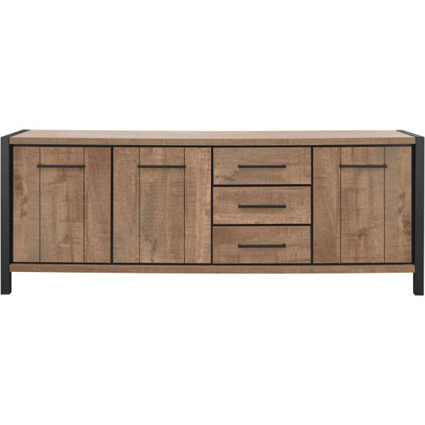 Dressoir Mantera 80x236x48 cm donkerbruin