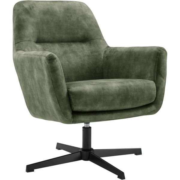 Draaifauteuil Tarkio velvet groen