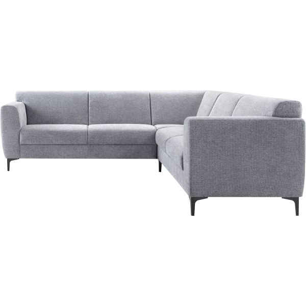 Hoekbank Ridgway grijs basic comfort