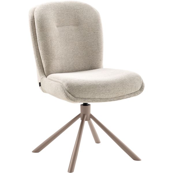 Eetkamerstoel Texico draaibaar beige