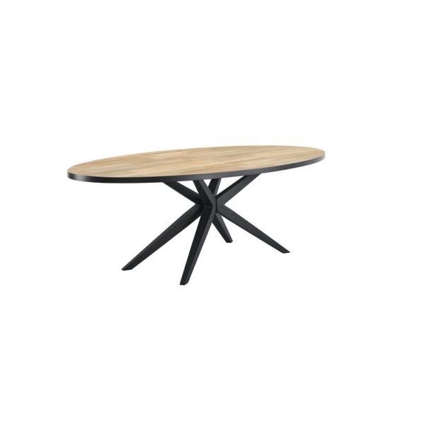 Eettafel Sandton 220x120 cm ovaal