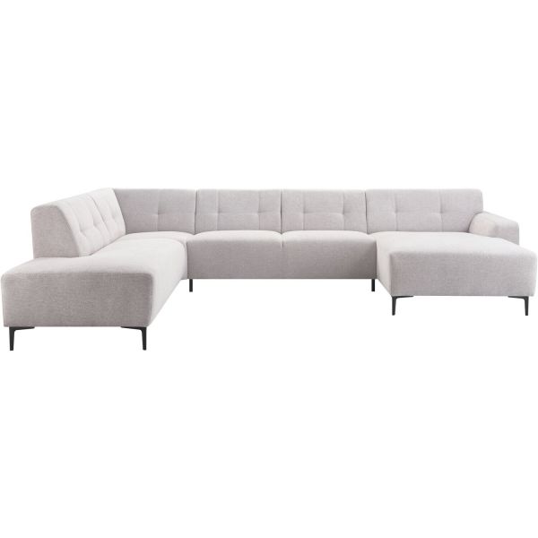 Hoekbank links Tordera grijs premium comfort
