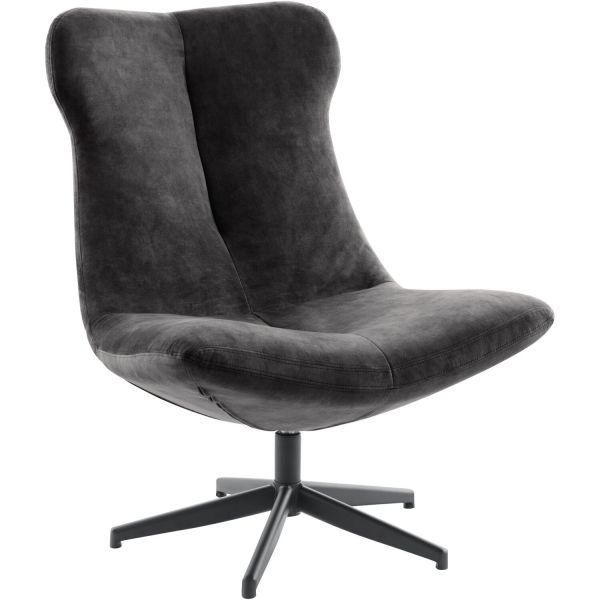 Draaifauteuil Inala antraciet