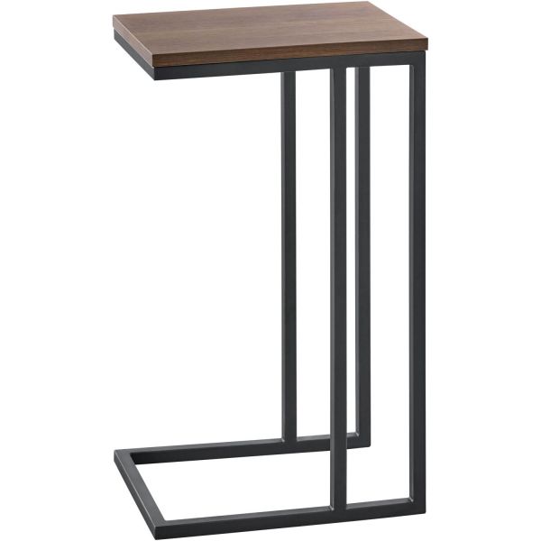 Bijzettafel Budrio donkerbruin 31x41 cm rechthoekig