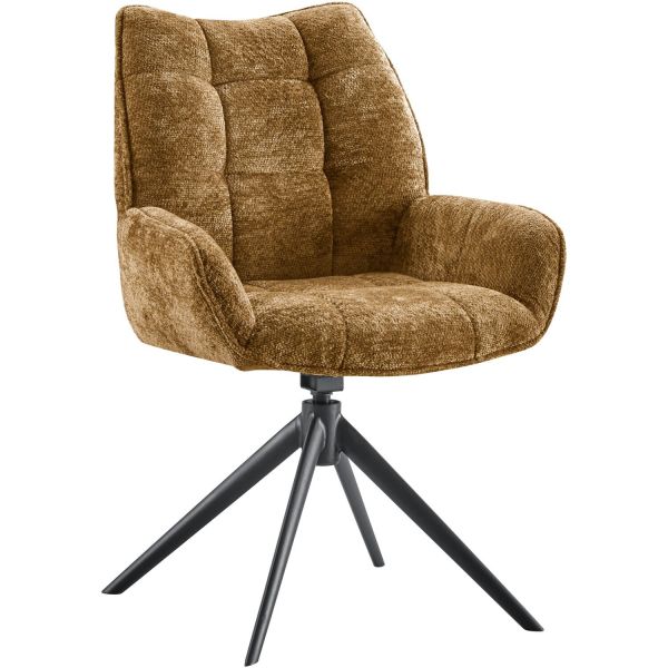 Eetkamerstoel Rindo draaibaar bruin