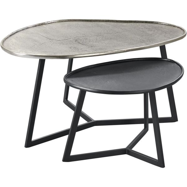 Salontafelset Novato 38 en 55 cm organisch