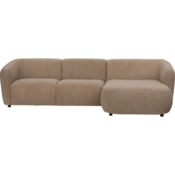 Hoekbank rechts Harper bruin basic comfort