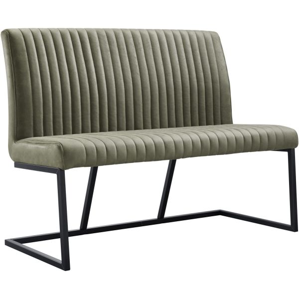 Eetkamerbank Pareda 130 cm groen