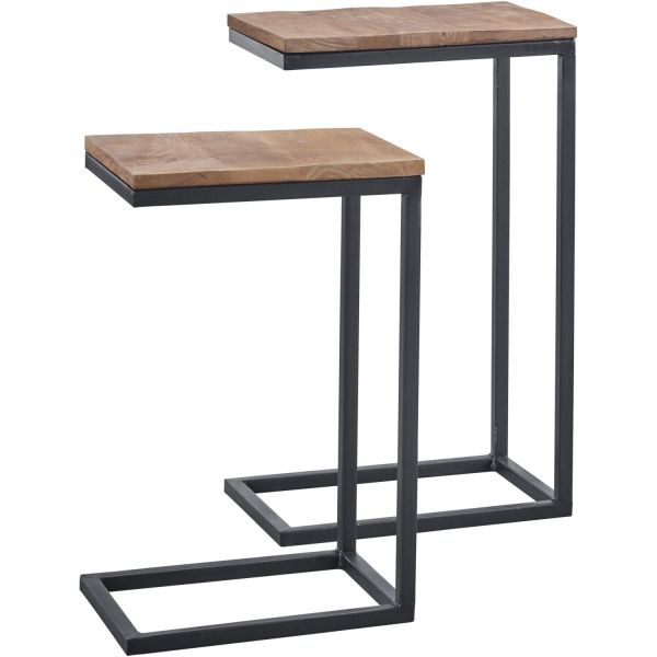 Bijzettafelset Northwood mangohout 27 en 28 cm rechthoekig