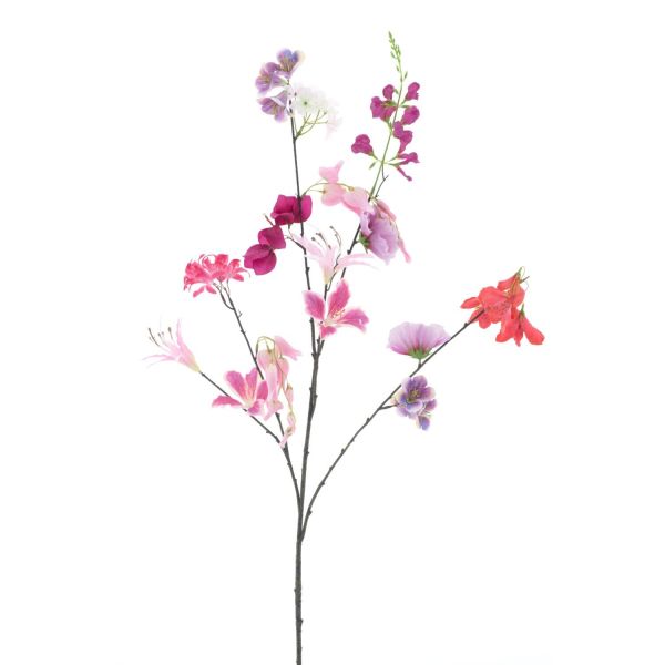 Kunstbloem Dorzano 119 cm roze