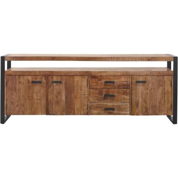 Dressoir Newhaven mangohout 80x210x43 cm