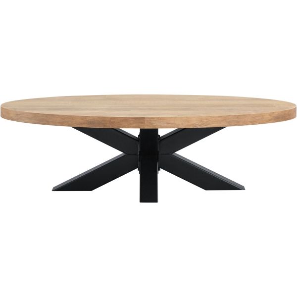 Salontafel Silvares 67x135 cm ovaal