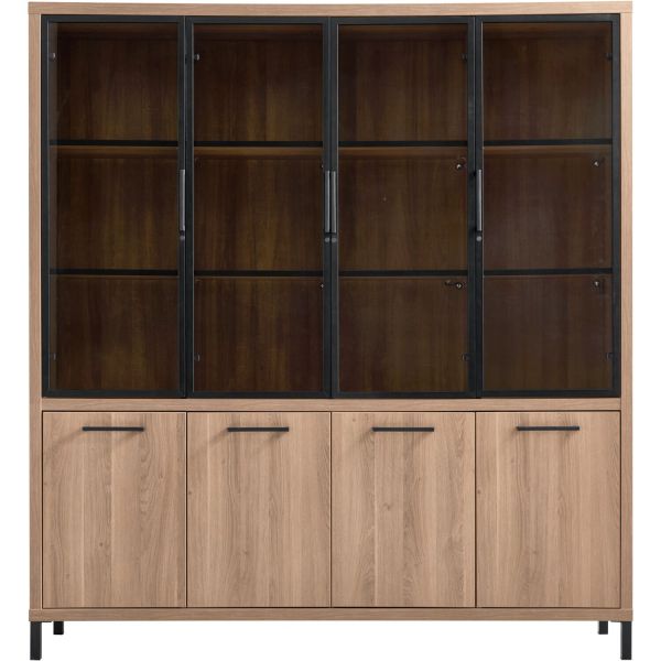 Vitrinekast Selinia 200x183x45 cm