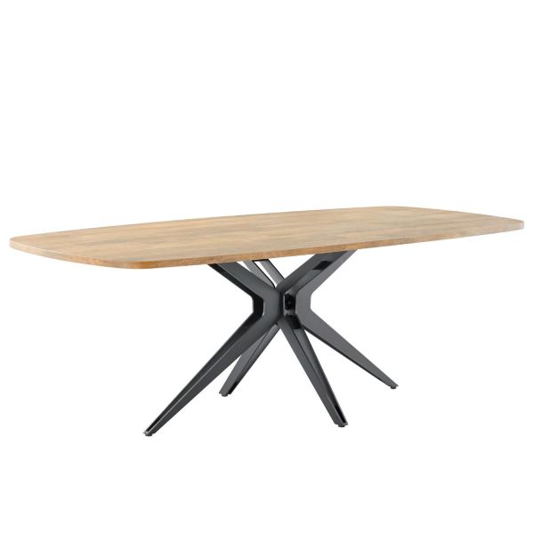 Eettafel Levado 225x100 cm open spinpoot Deens ovaal