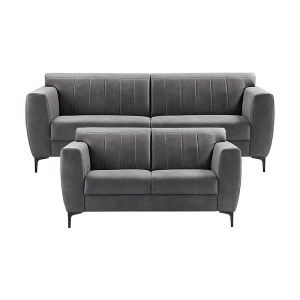 Bankstel 3+2 Ridgway antraciet excellent comfort