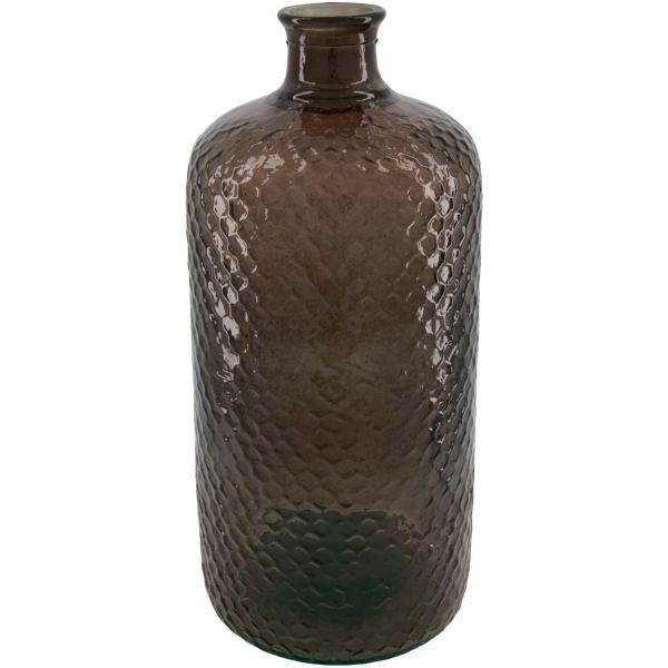 Vaas Badula transparant bruin