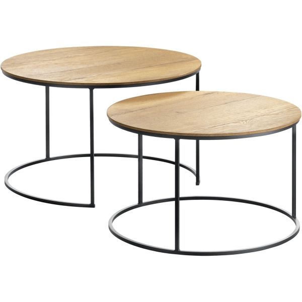 Salontafelset Ferbane oriënt 65 en 75 cm rond