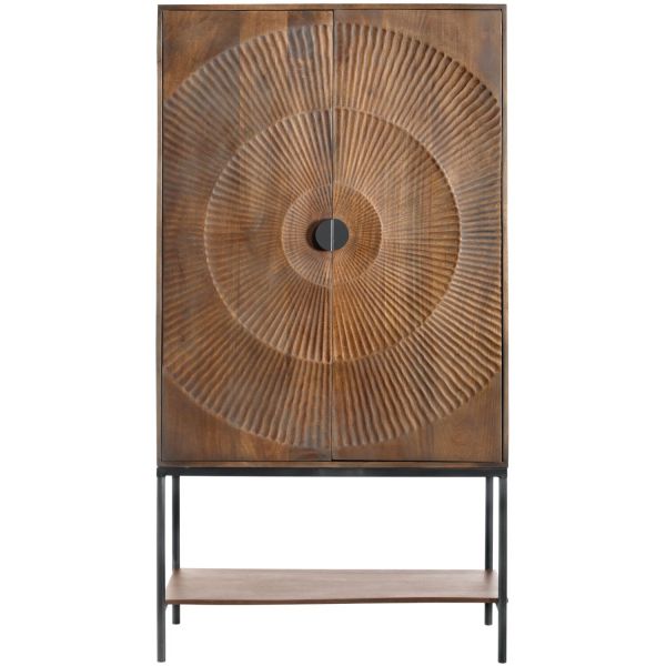 Opbergkast Nocona mangohout 190x100x41 cm