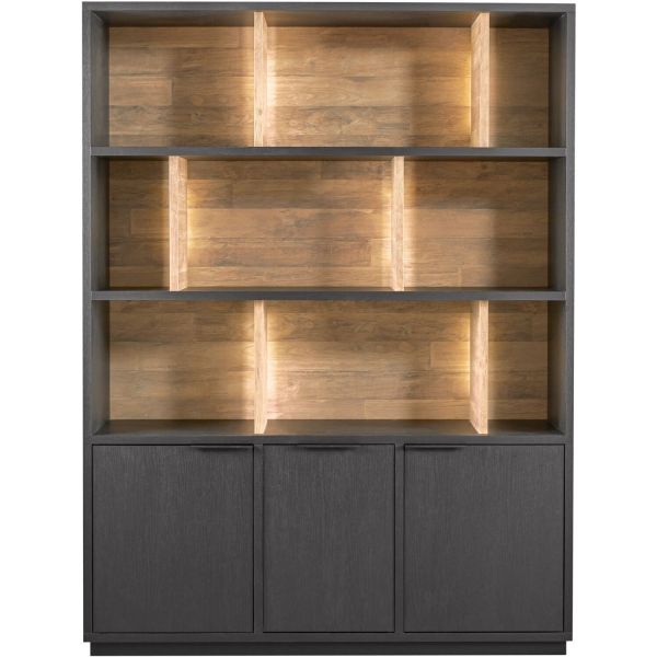 Wandmeubel Verdio 212x159x50 cm met verlichting