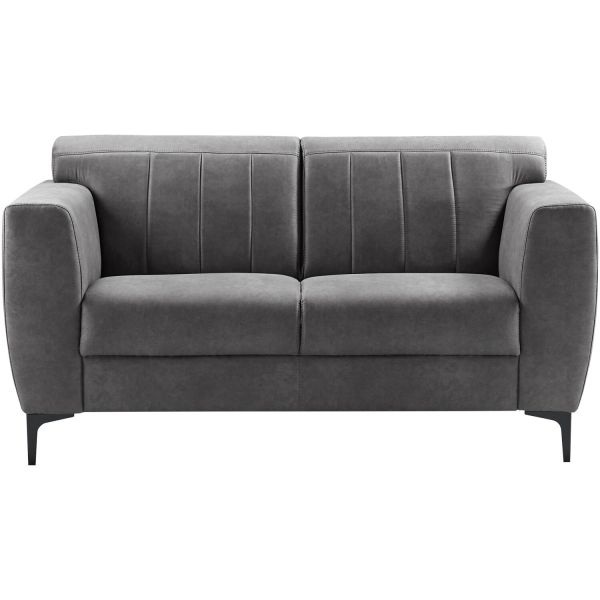 2 zitsbank Ridgway antraciet basic comfort