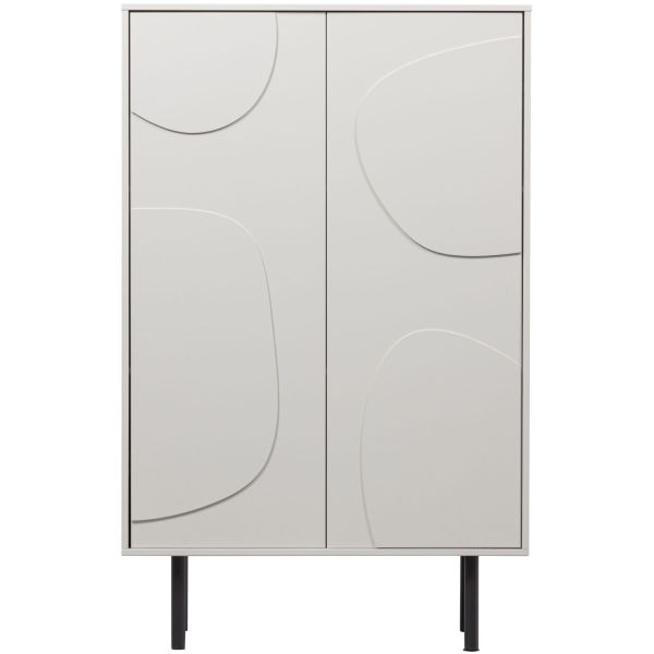 Opbergkast Atri 135x85x40 cm wit