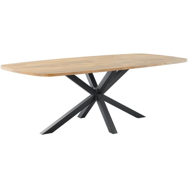 Eettafel Levado 200x100 cm spinpoot Deens ovaal