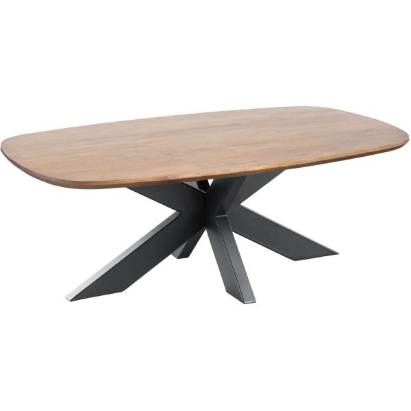 Salontafel Nocona mangohout 120x70 cm Deens ovaal