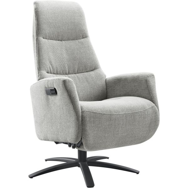 Relaxfauteuil Olindia elektrisch large grijs