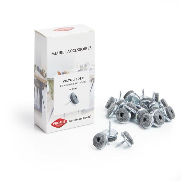 Anti-kras vilt 20 mm (massieve houten poot)